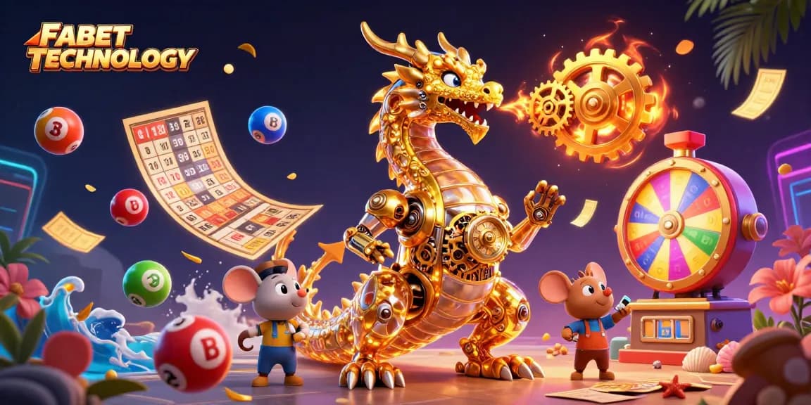 Engage with FABET TECHNOLOGY's vibrant lottery experience featuring dynamic game elements.