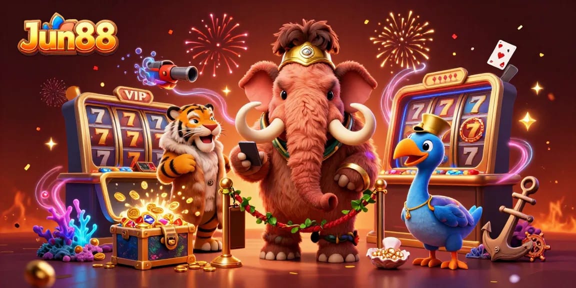 Experience thrilling gaming at Jun88 with immersive slot games featuring vibrant characters and rich visuals.