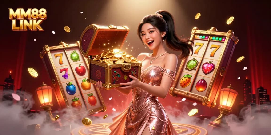 Engage with MM88 LINK for immersive slot experiences and vibrant treasure chests of rewards.