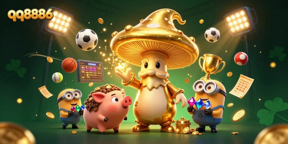 Experience thrilling betting moments at qq8886 in this lively casino scene bursting with energy.