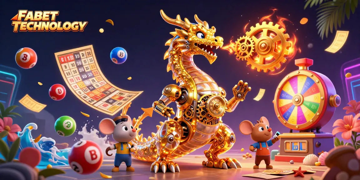 Engage with FABET TECHNOLOGY's vibrant lottery experience featuring dynamic game elements.