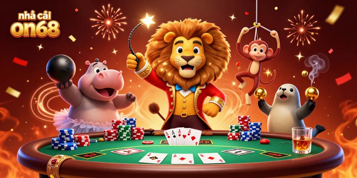 Enhance your game at nhà cái on68 with exciting casino characters in vibrant action.