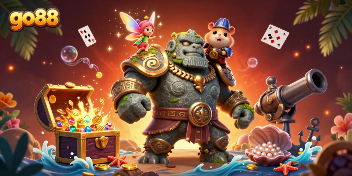Engage with go88 and experience thrilling gaming adventures amidst enchanted characters and casino treasures.