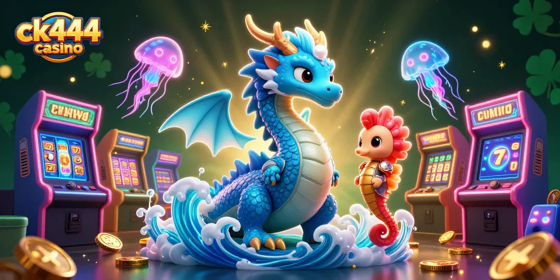 Engage with thrilling games at ck444 casino, highlighted by a vibrant underwater theme and interactive gaming elements.