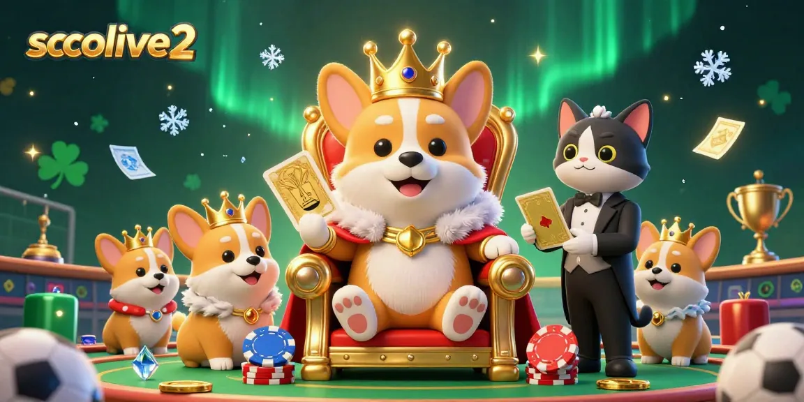 Socolive2 engages viewers with a lively scene featuring sports betting elements like trophies, stadiums, and betting slips.