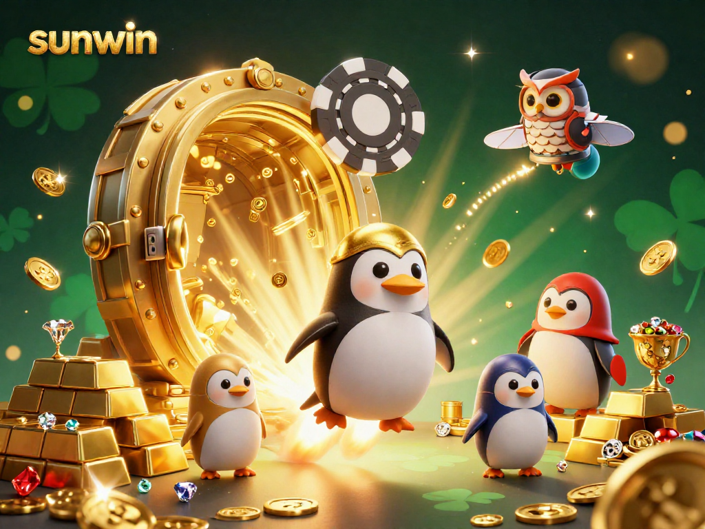 Immerse in the sunwin adventure, where a penguin launches to a dazzling casino universe.