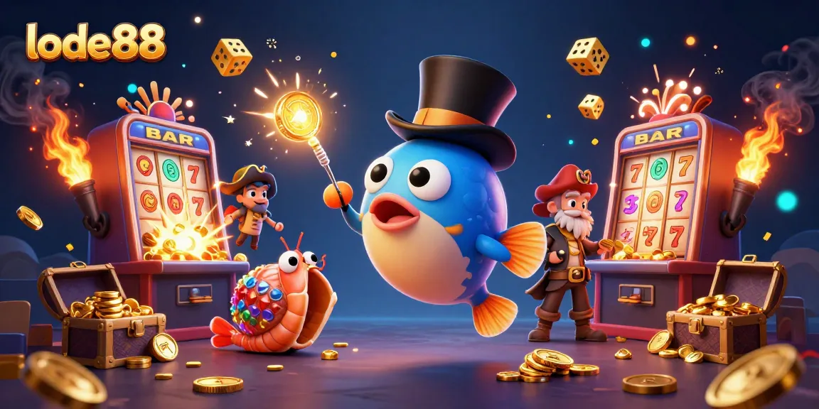 Engage in thrilling games at lode88 with dazzling golden coins and exciting slot machines.