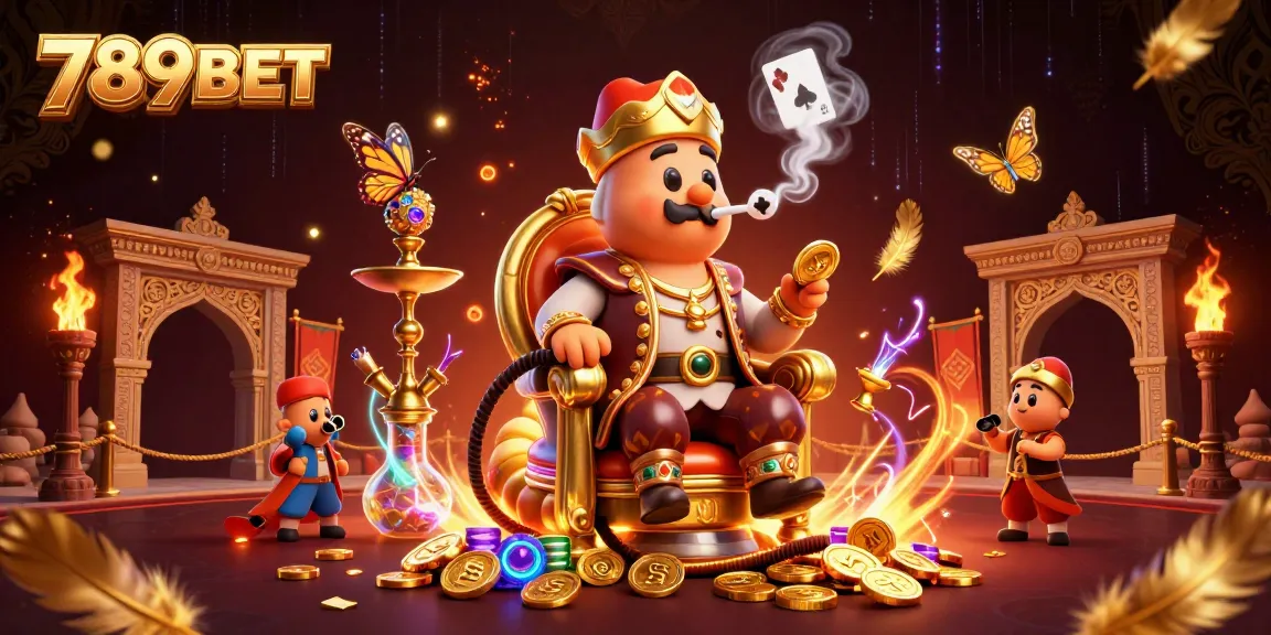 Experience the thrilling action of 789BET at this vibrant and detailed 3D casino scene.