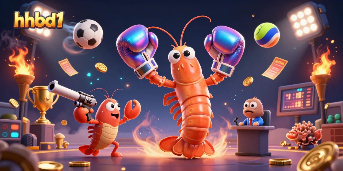 Engage in thrilling gameplay at hhbd1 with vibrant sports-themed characters and dynamic elements.