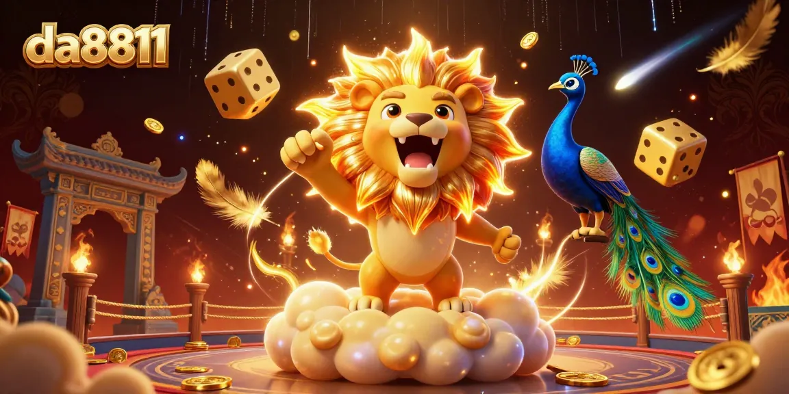 Experience thrilling gameplay with da8811 in a vibrant 3D online casino atmosphere.