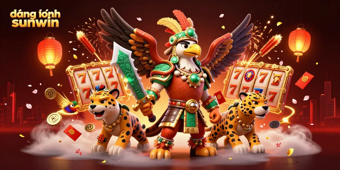 Join the fun at đăng nhập sunwin, featuring Aztec warriors, slots, and vibrant game elements!