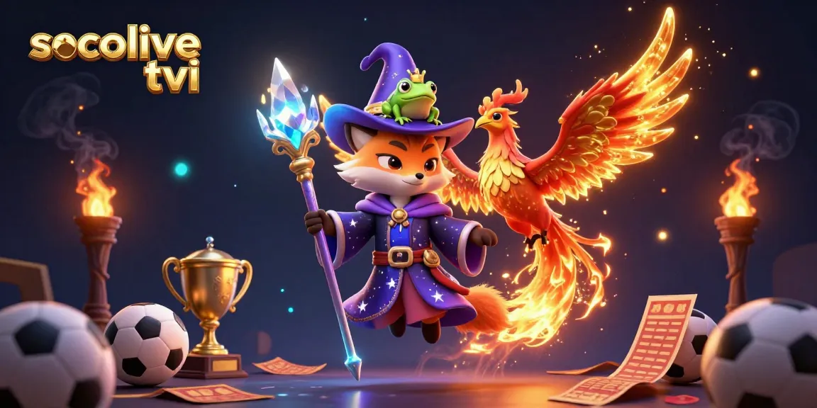 Socolive tivi showcases thrilling sports betting action with vibrant characters and dynamic game elements.