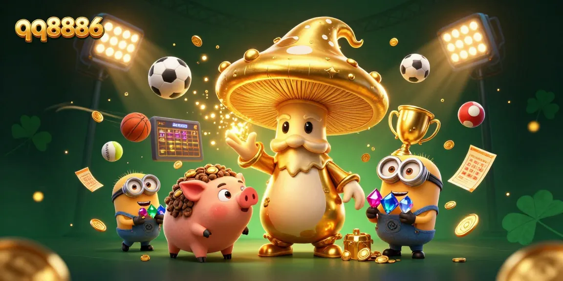 Experience thrilling betting moments at qq8886 in this lively casino scene bursting with energy.